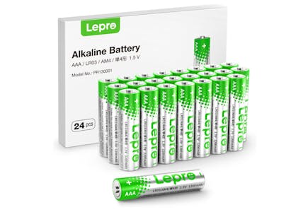 24-Pack AAA Batteries