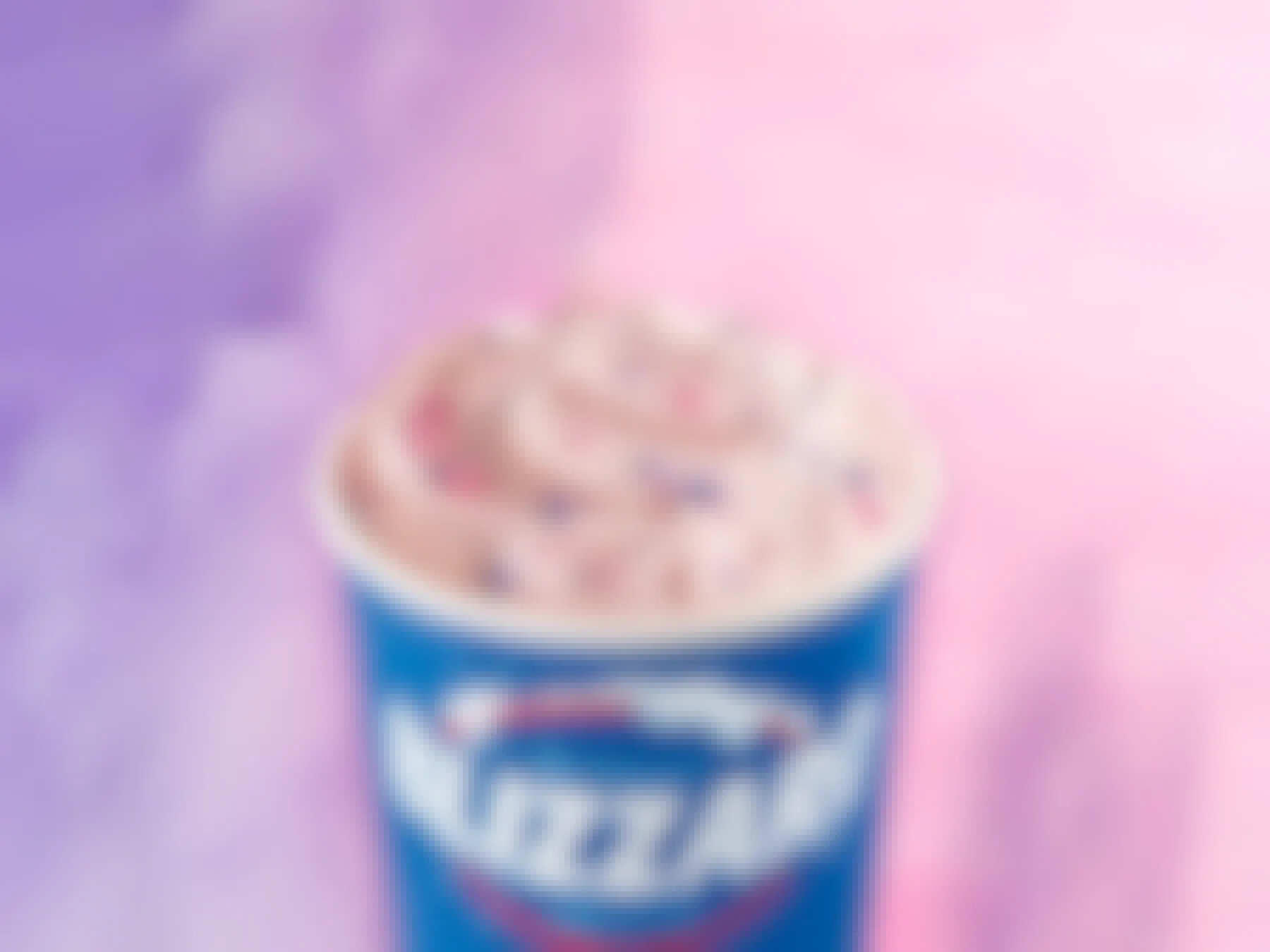 The Dairy Queen Cotton Candy Blizzard promo image