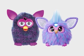 new and old styles of furby toy