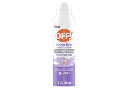 Off Clean Feel Aerosol Insect Repellent