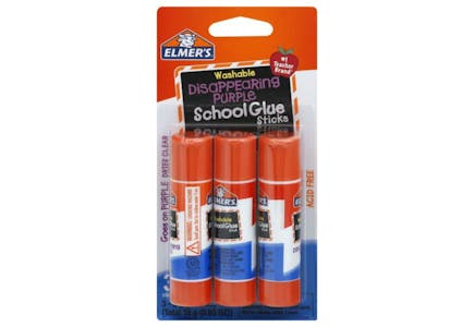 2 Elmer's School Glue Sticks