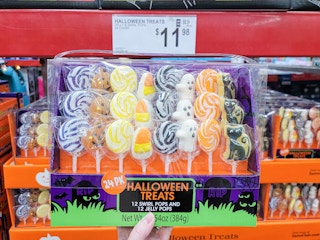A pack of some Halloween jelly swirl pops at Sam's Club