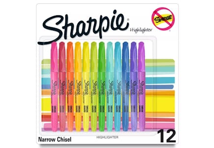 Sharpie Highlighters 12-Count