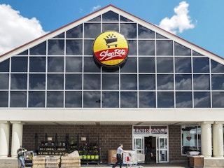 the entrance to ShopRite