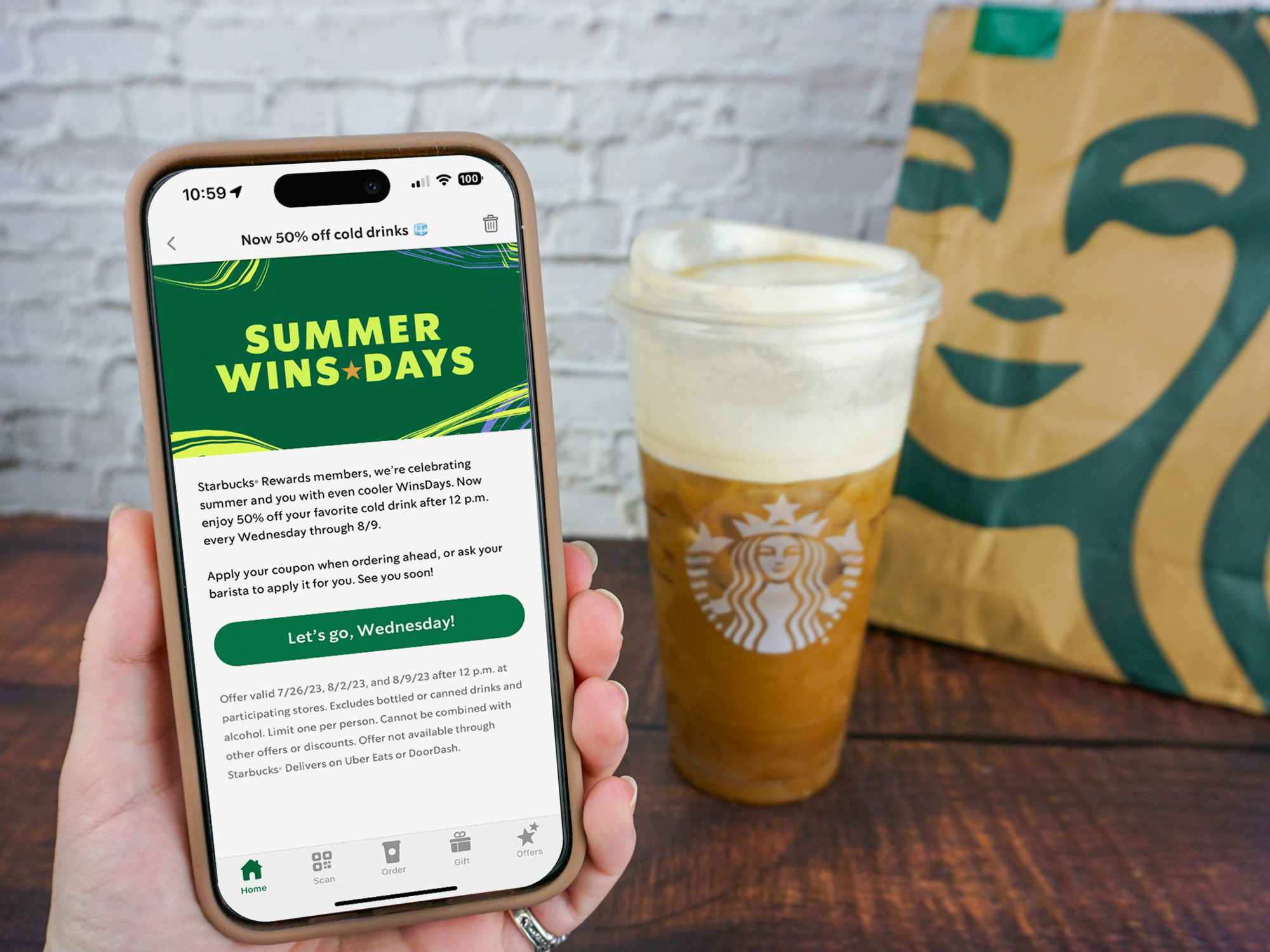 How to Get 50% Off Cold Drinks at Starbucks