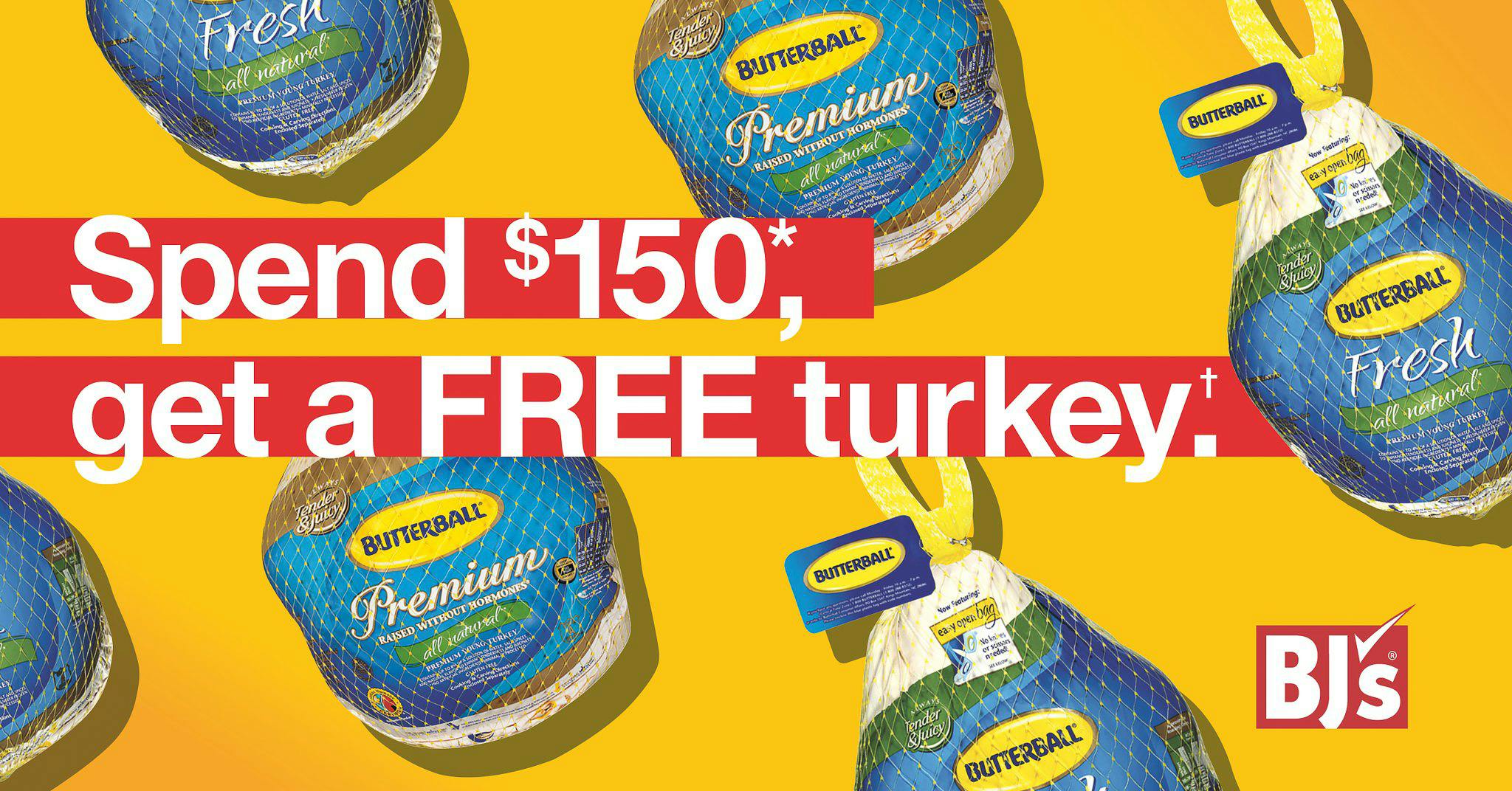 BJs Free Turkey Offer Should Arrive By Nov. 1 The Krazy Coupon Lady