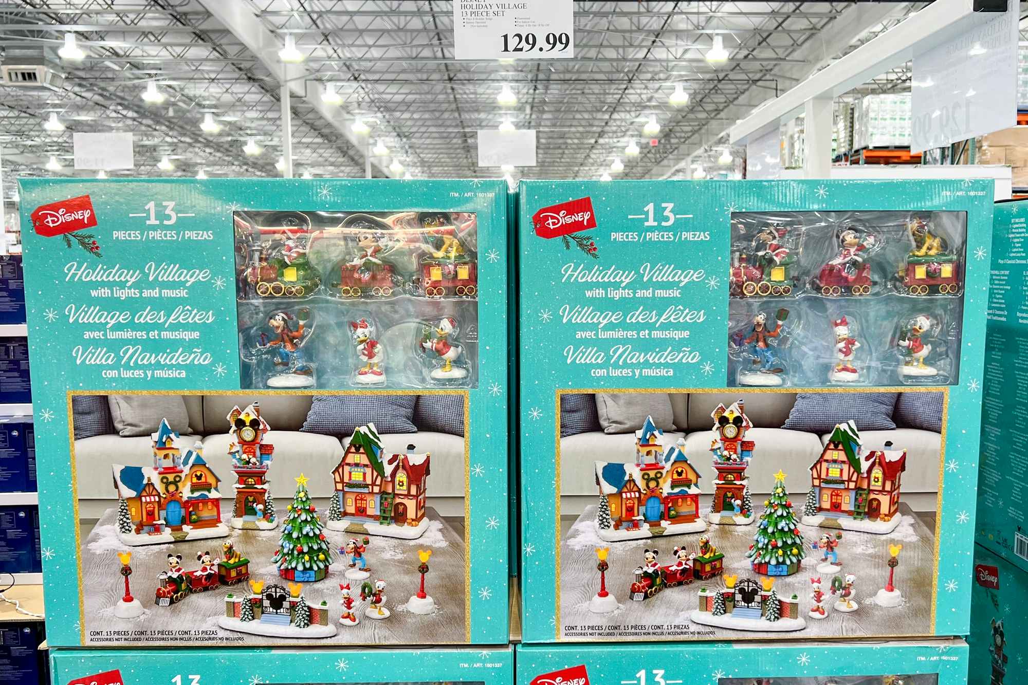 Disney holiday village sets for sale at Costco