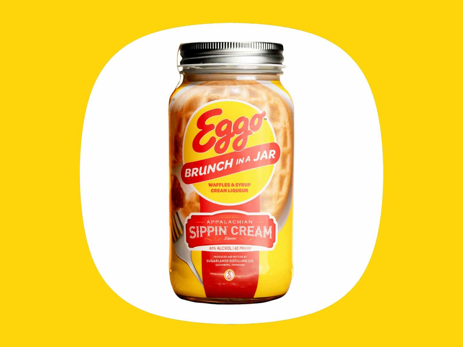 eggo brunch in a jar appalachain sippin cream liqueur