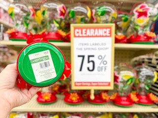 hummingbird feeders on shelf
