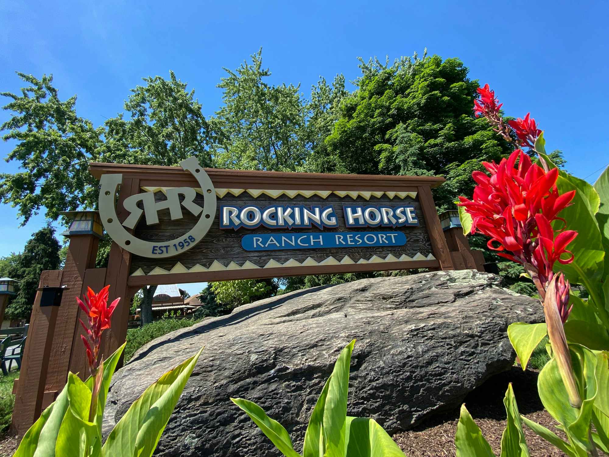 Rocking Horse Ranch Resort sign