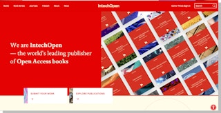 Intech Open website