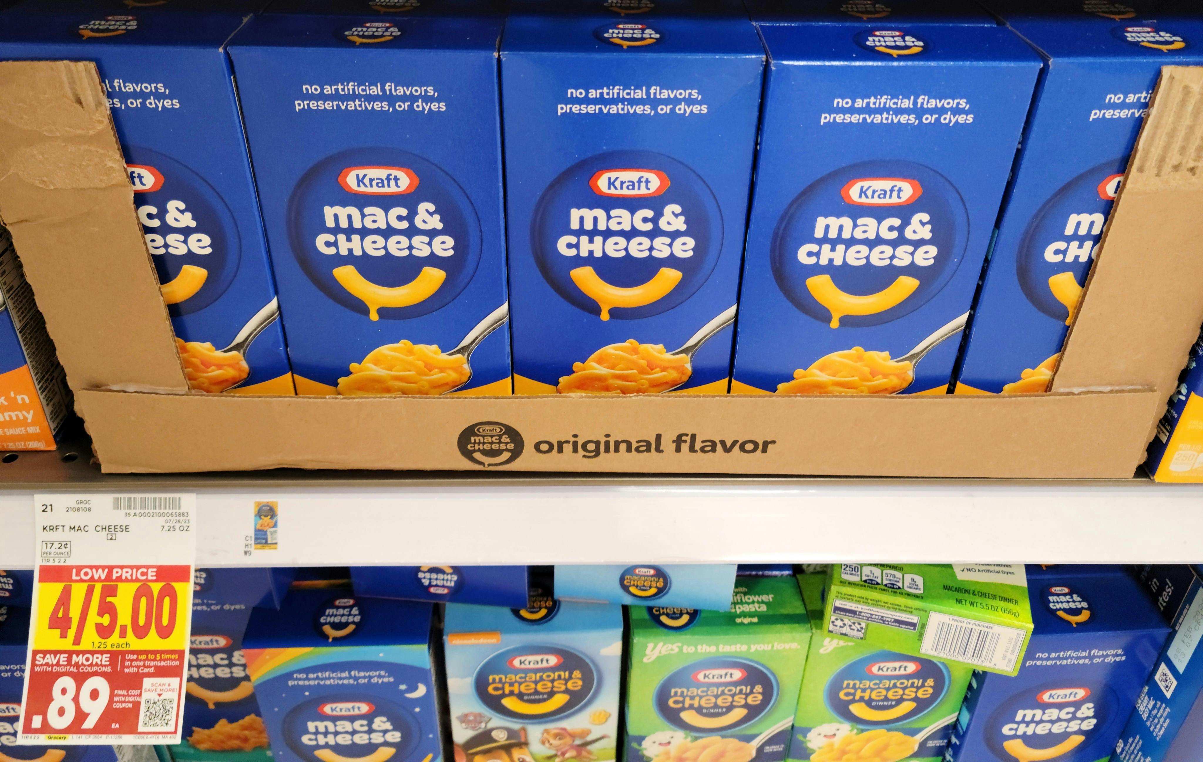 Kraft Mac & Cheese, Only $0.69 at Kroger - The Krazy Coupon Lady