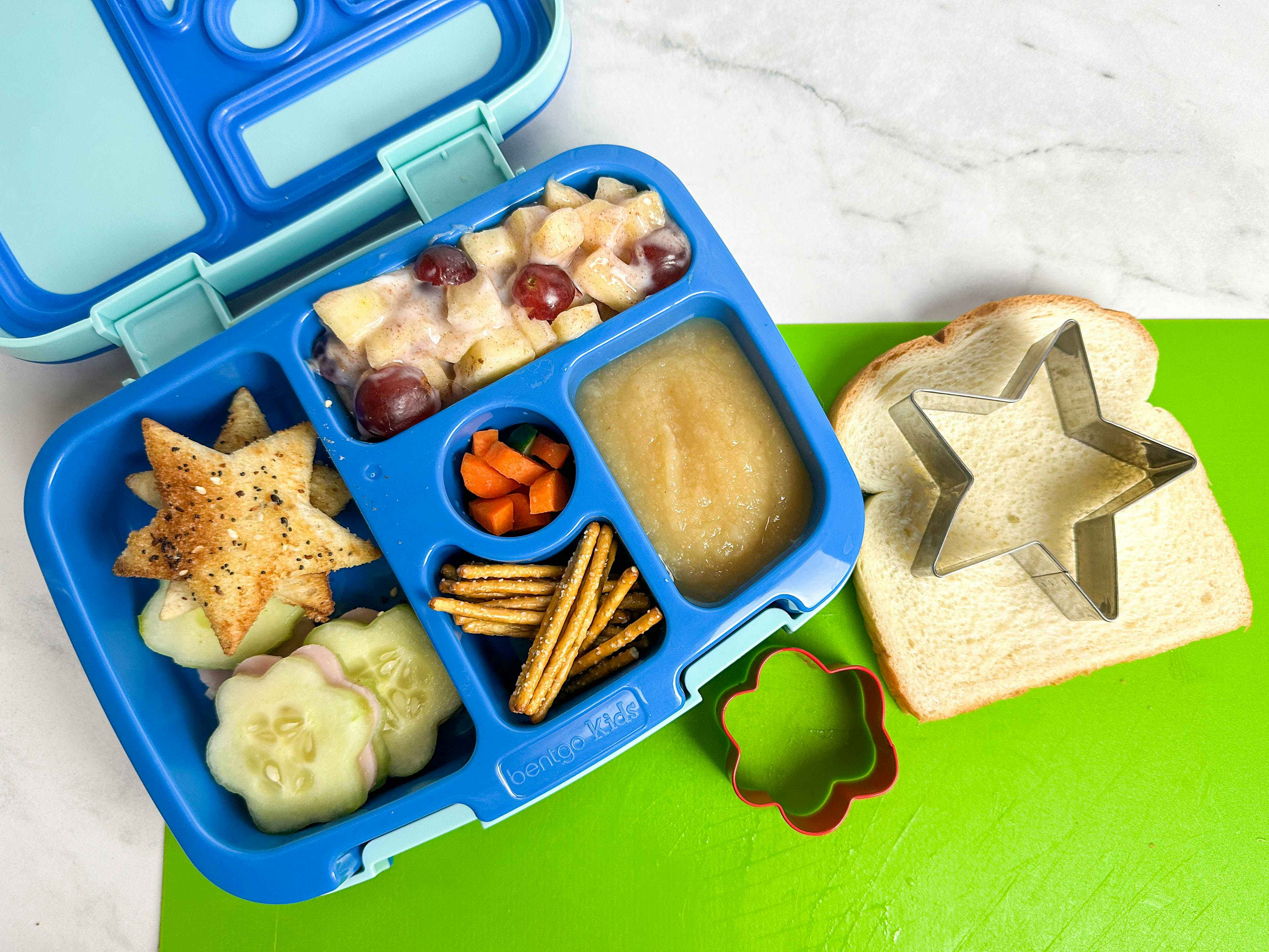 homemade kid bento box for school lunch