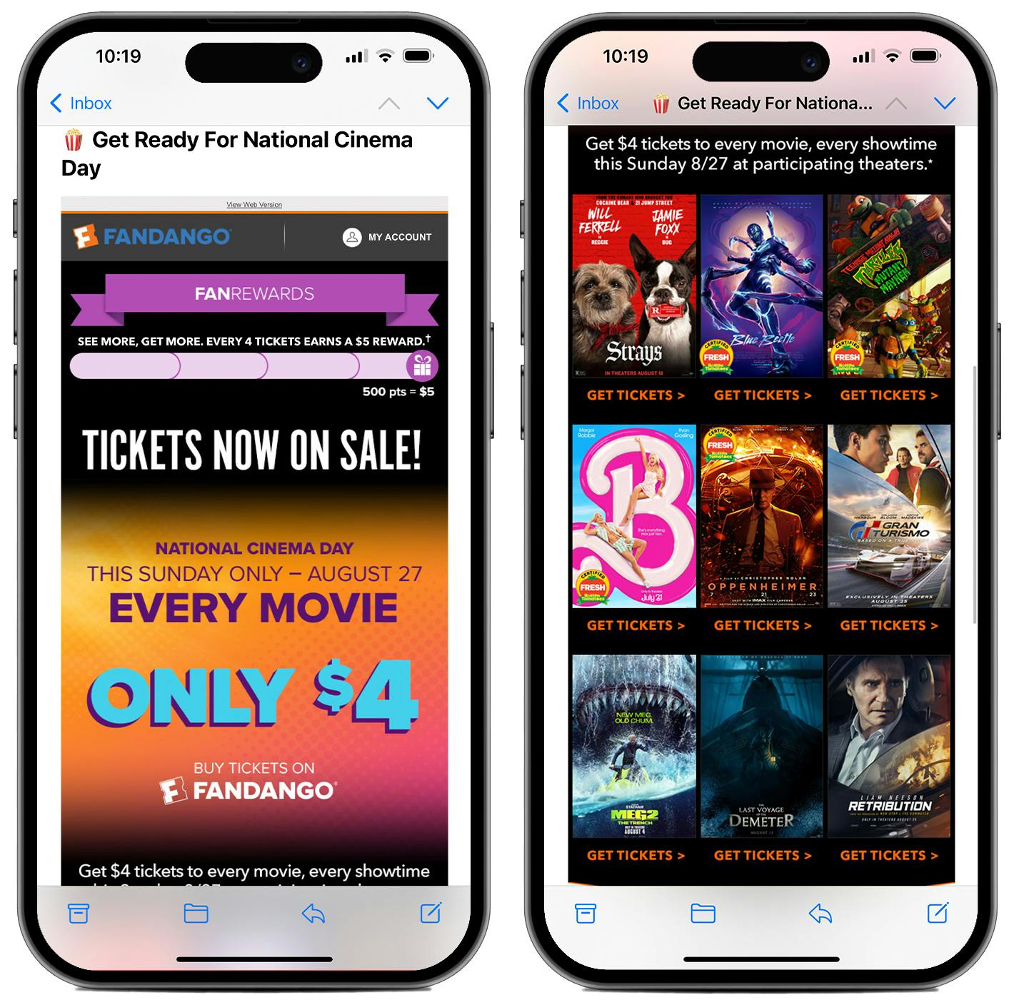 National Cinema Day: Aug. 27 movie tickets for $4 - South Florida on the  Cheap