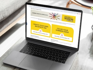 a laptop with the office depot website pulled up on it