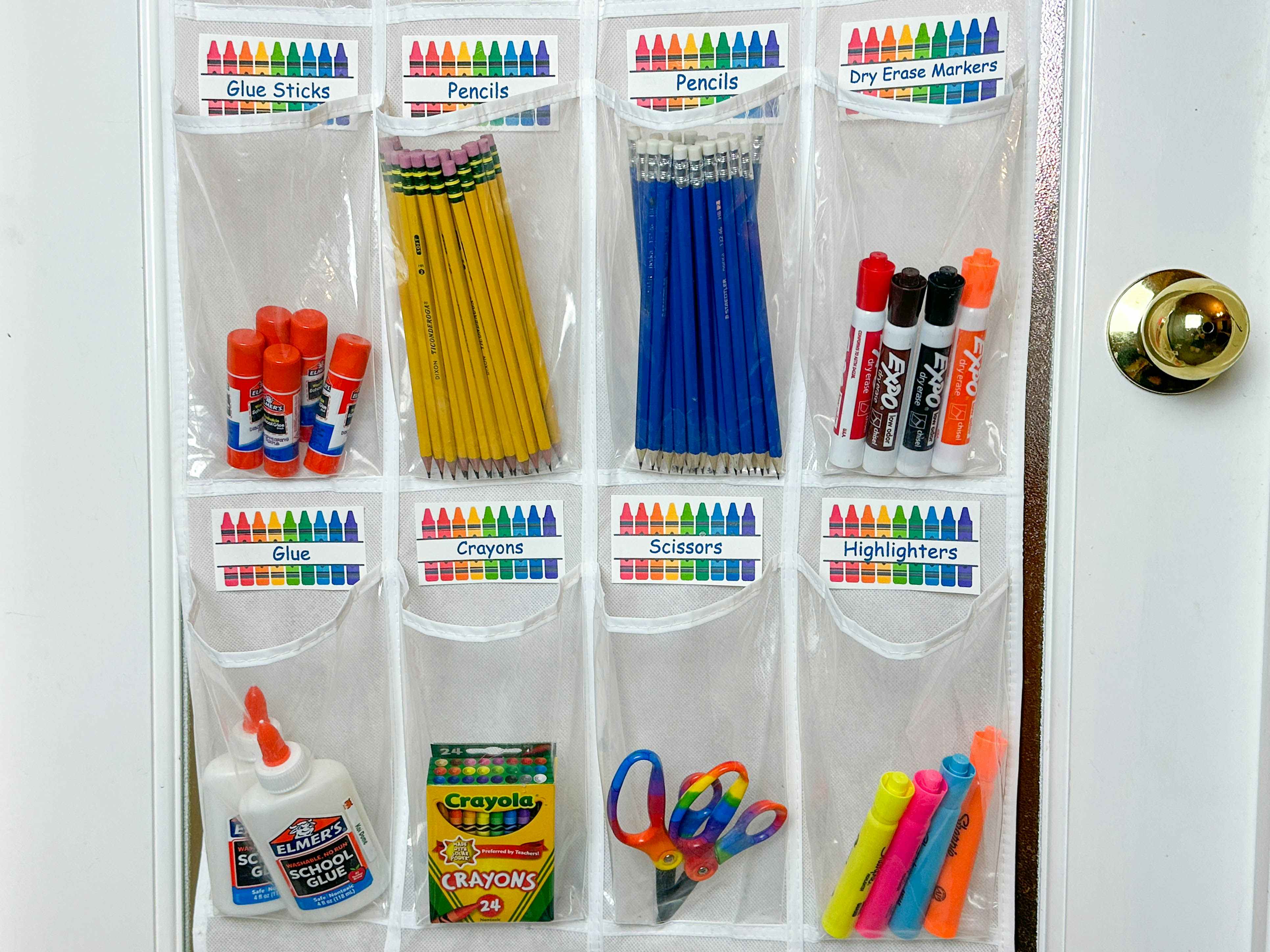 School supplies organization