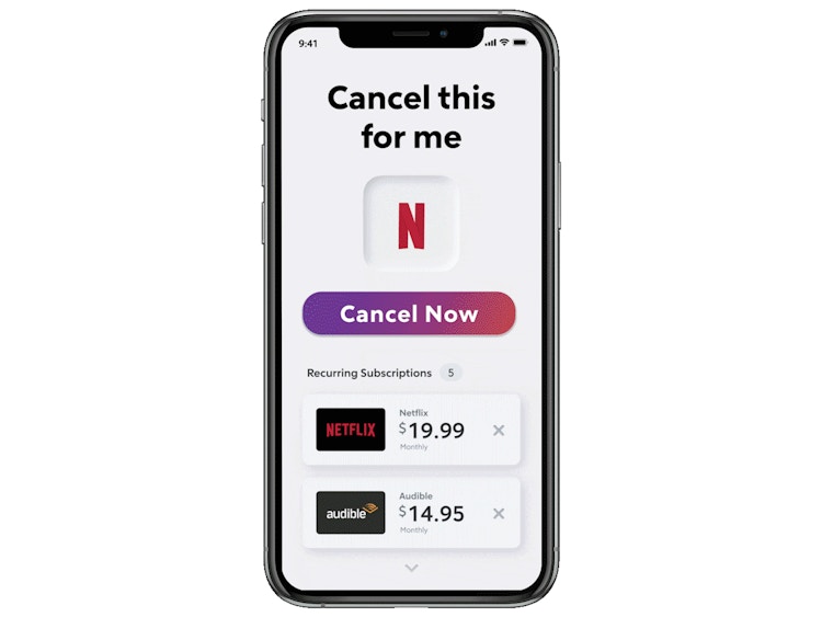 rocket money cancel this for me iphone screenshot