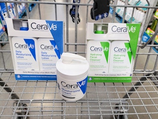 cerave skincare in a cart