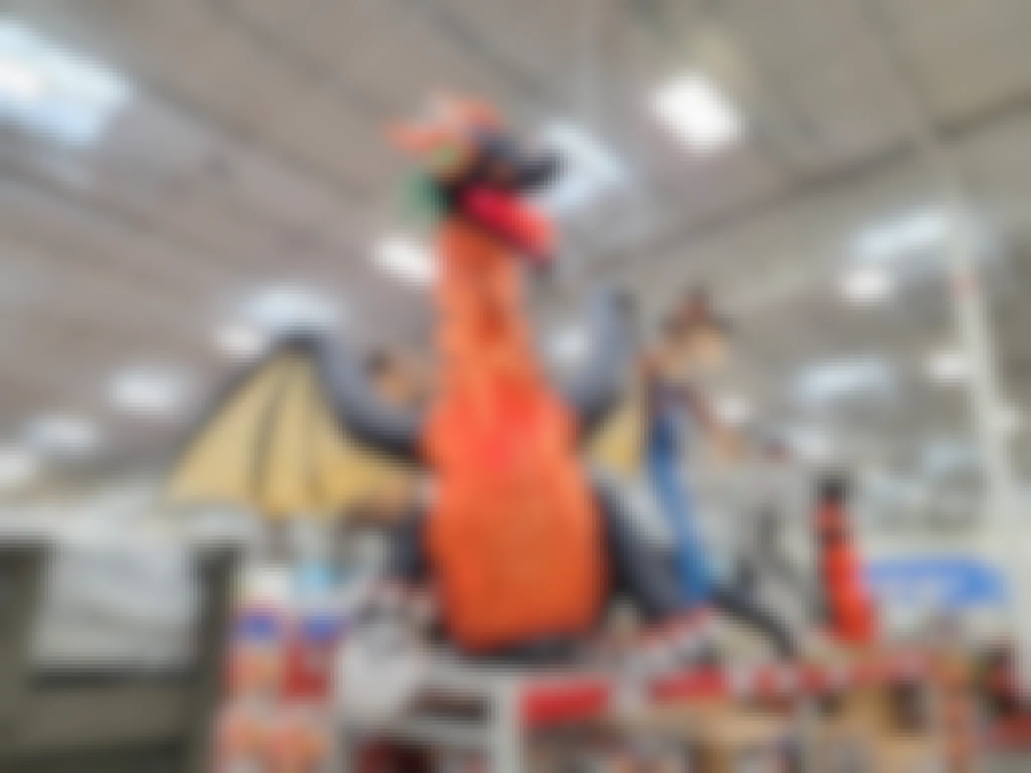 sams club inflatable dragon on display