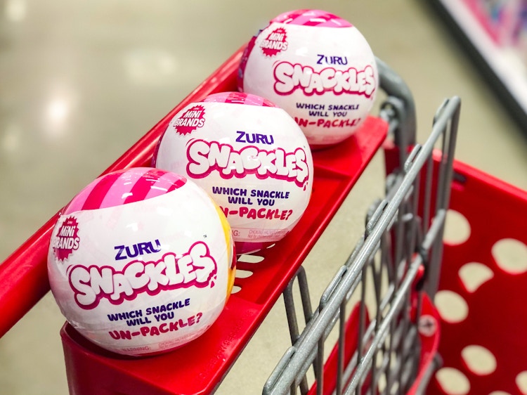 Zuru snackles small mystery packs in cart
