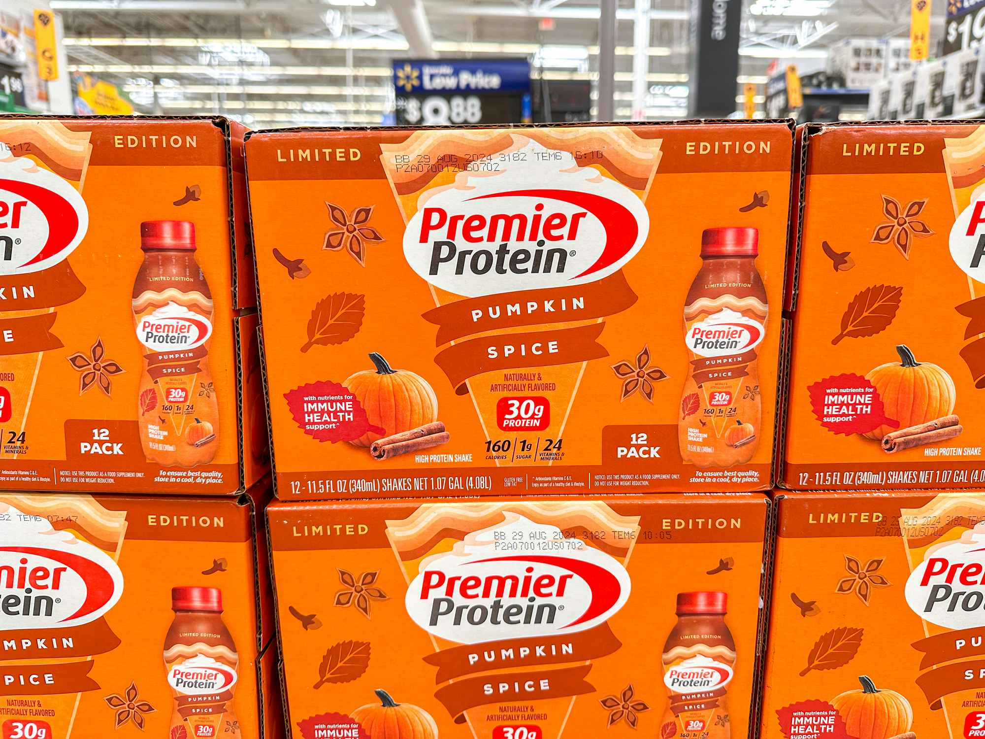 pumpkin premier protein at walmart
