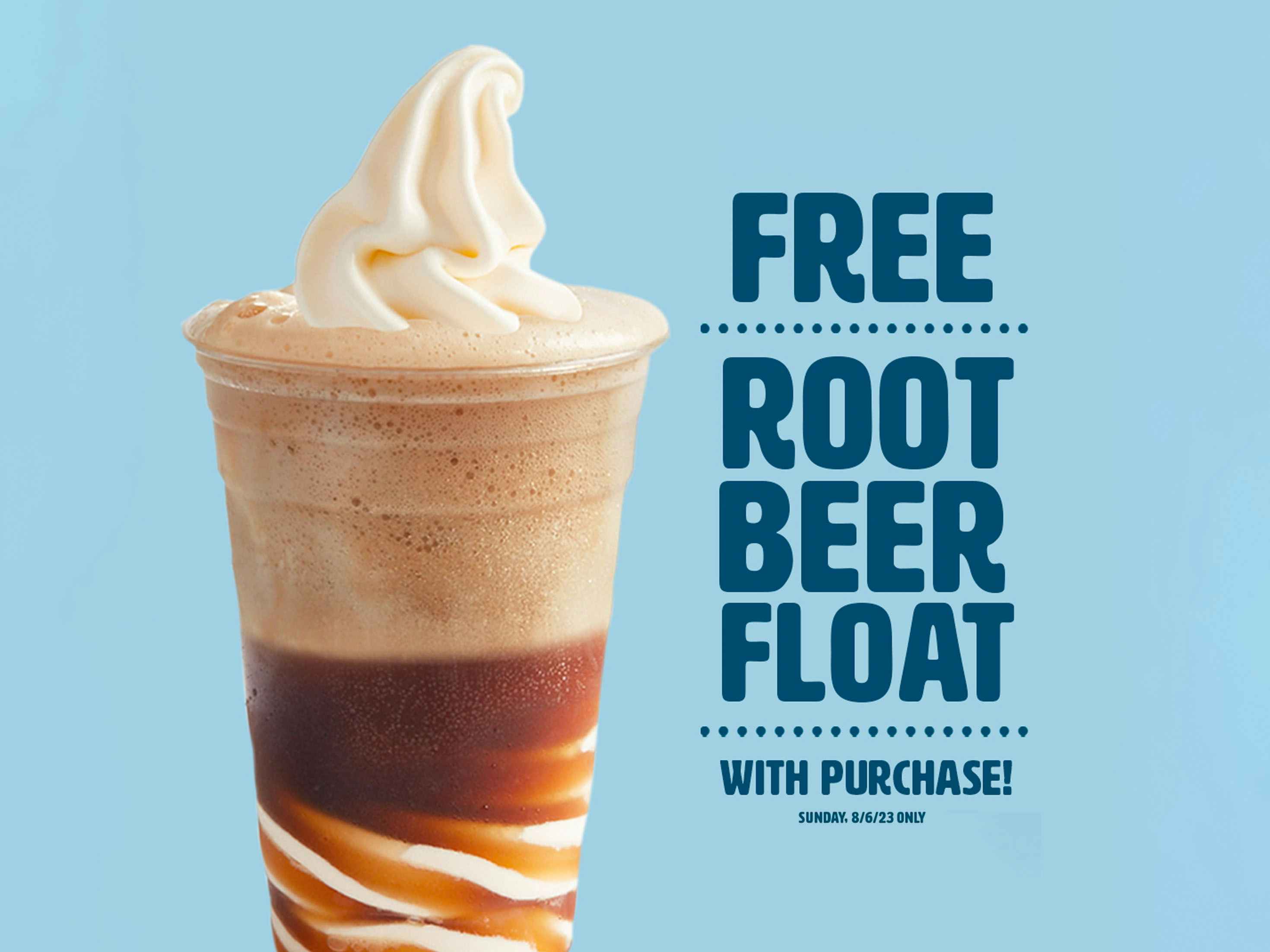 coupon for a free float with purchase