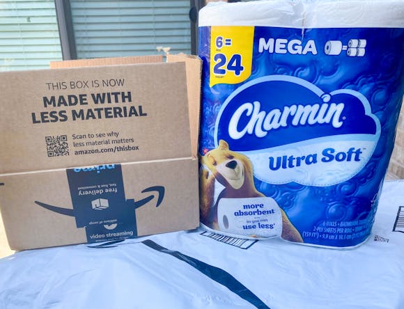 Charmin Ultra Soft Toilet Paper: 6 Family Mega XL Rolls for $9.74 on Amazon