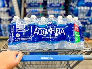 Aquafina in cart