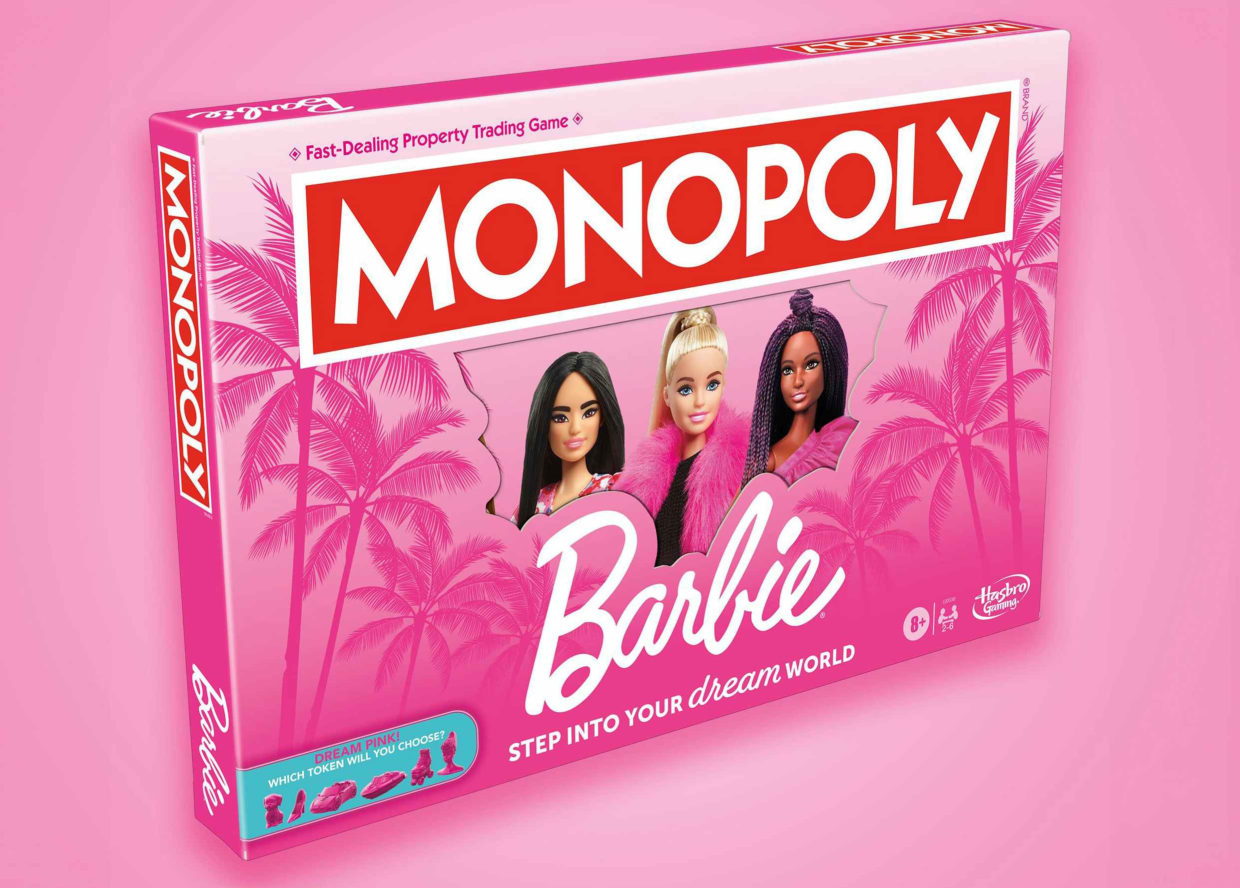 a Barbie Monopoly board game box
