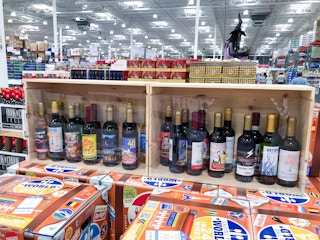 costco wine advent calendar 2023 in wood display 1695747529 1695747529