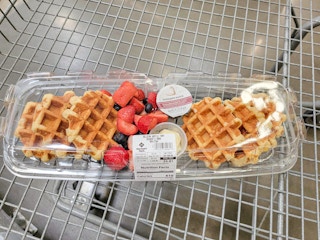 belgain waffle party tray