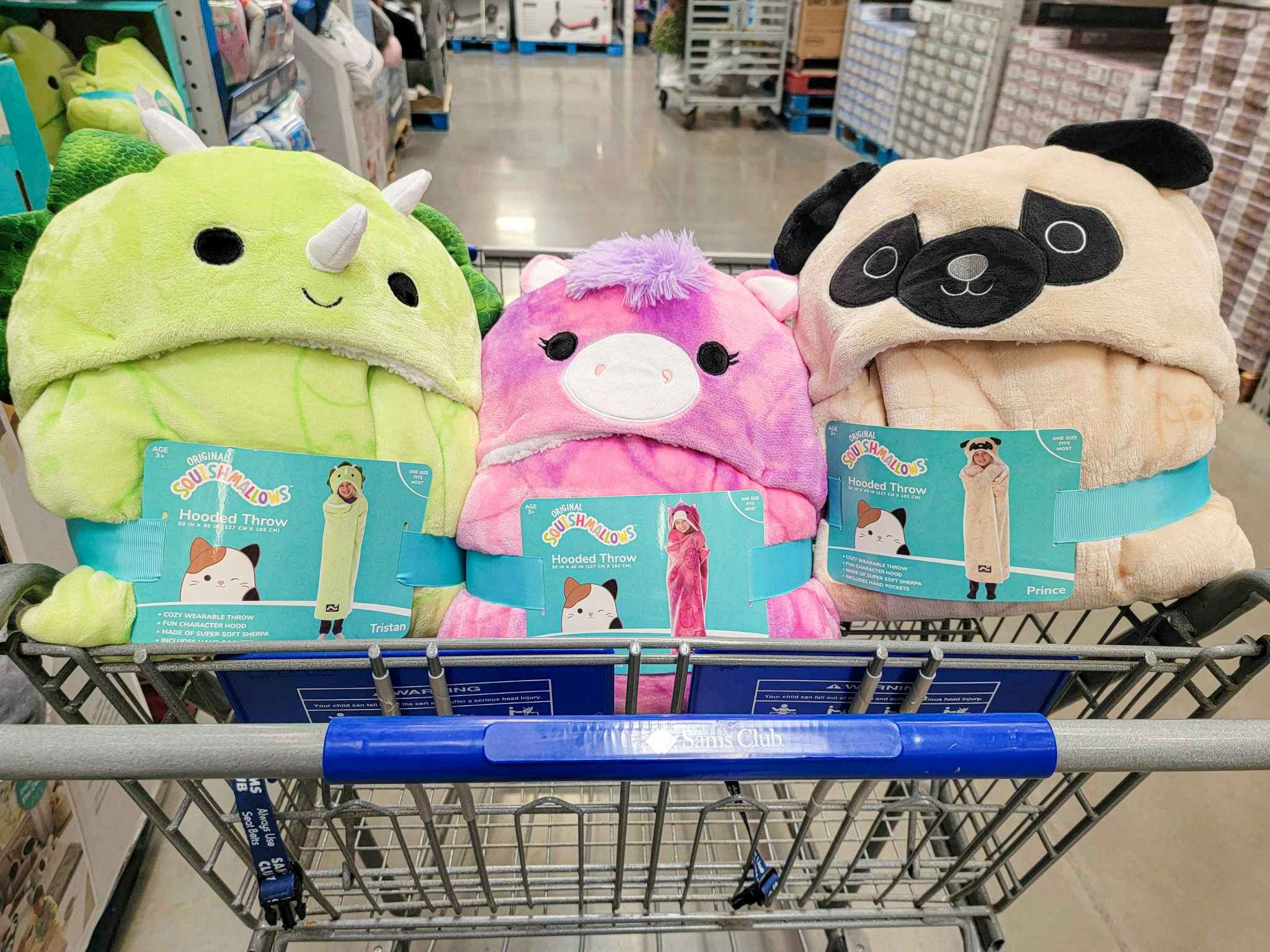 squishmallows hooded throws