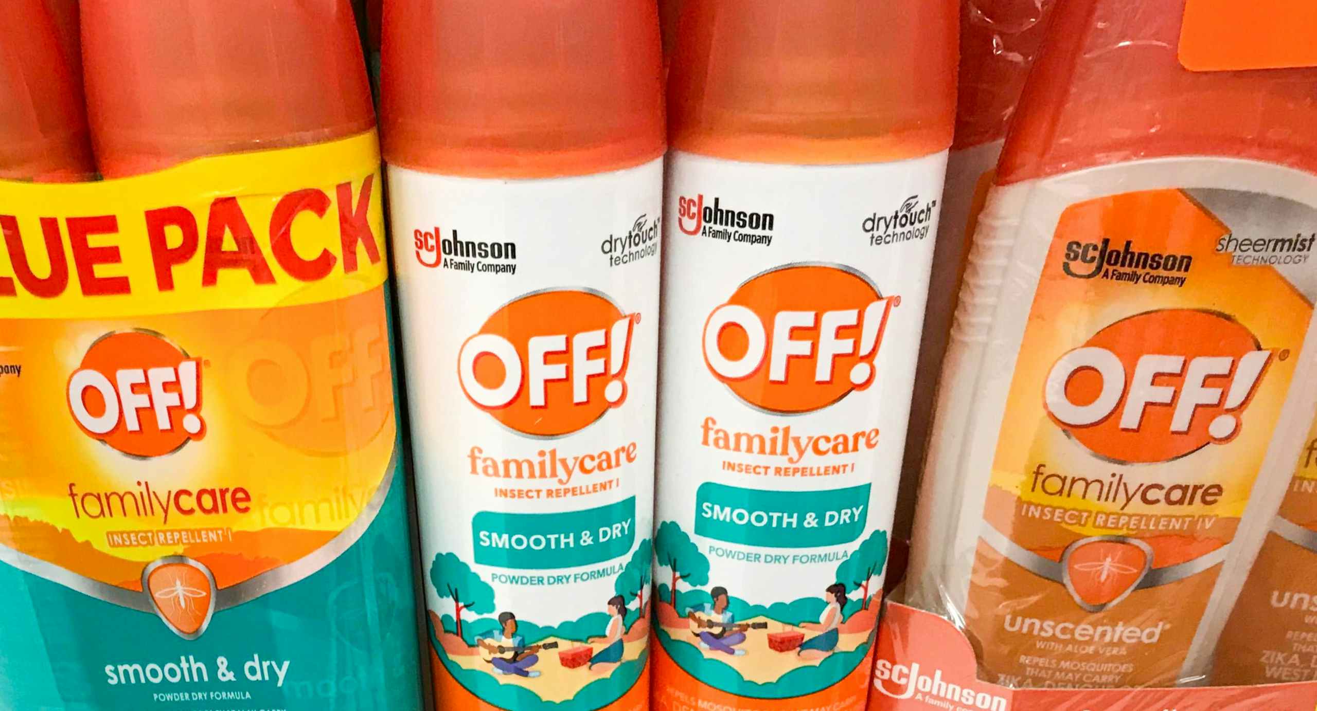 Target OFF! Insect Spray on shelves