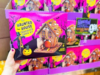 halloween haunted house chocolate cookie kits at Trader Joe's