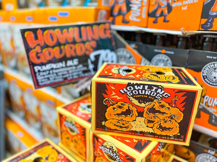 howling gourds pumpkin ale at Trader Joe's