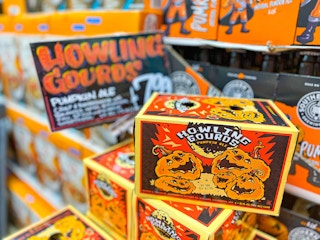 howling gourds pumpkin ale at Trader Joe's