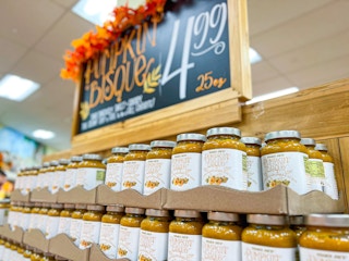 pumpkin bisque at Trader Joe's