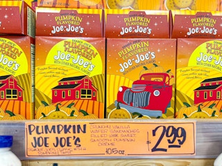 pumpkin joejoes cookies at Trader Joe's