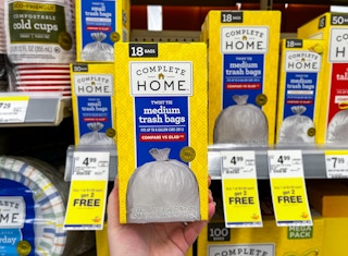 complete home walgreens trash bags