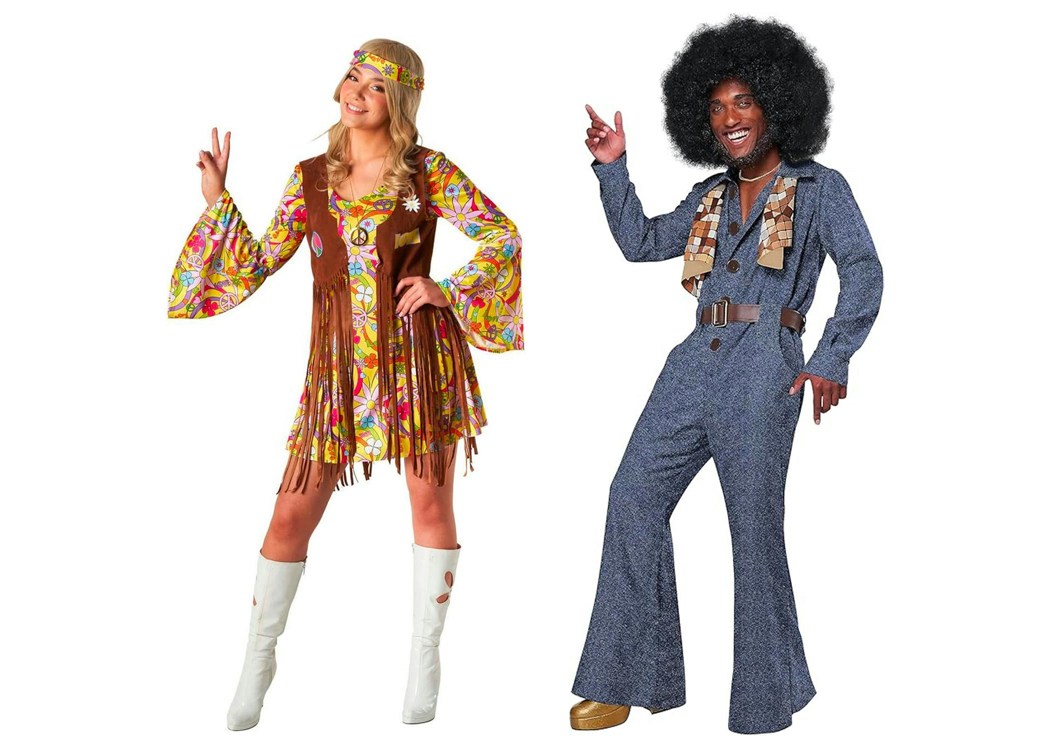 1970's shop couples costumes