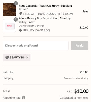 allure beauty box checkout 1696258551 1696258551