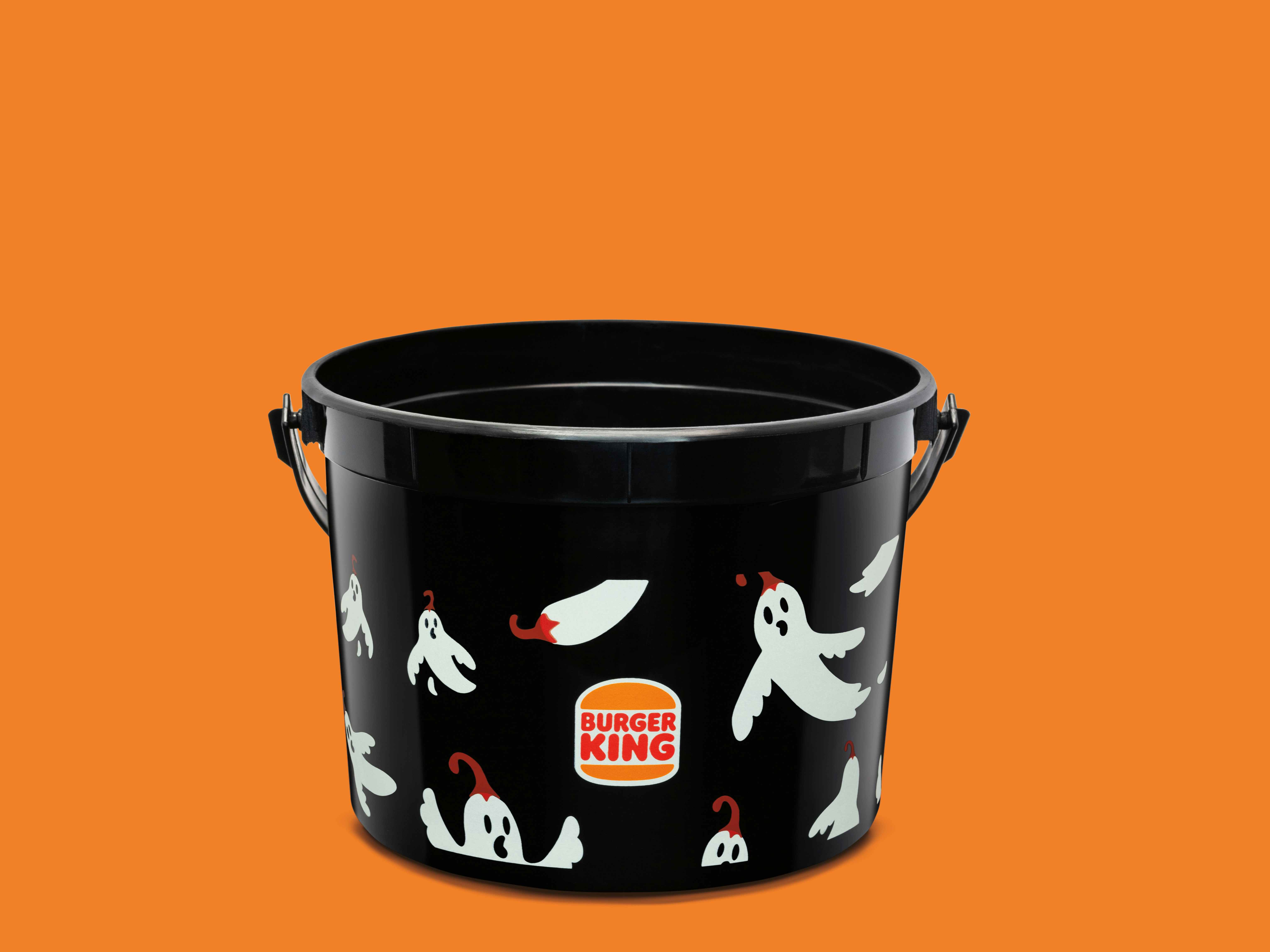 image of burger kings halloween bucket 