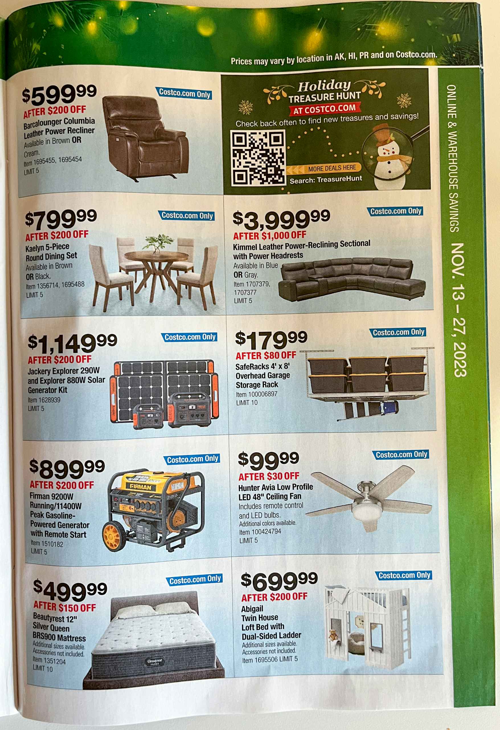 5 Super Clearance Deals Online at Costco Now