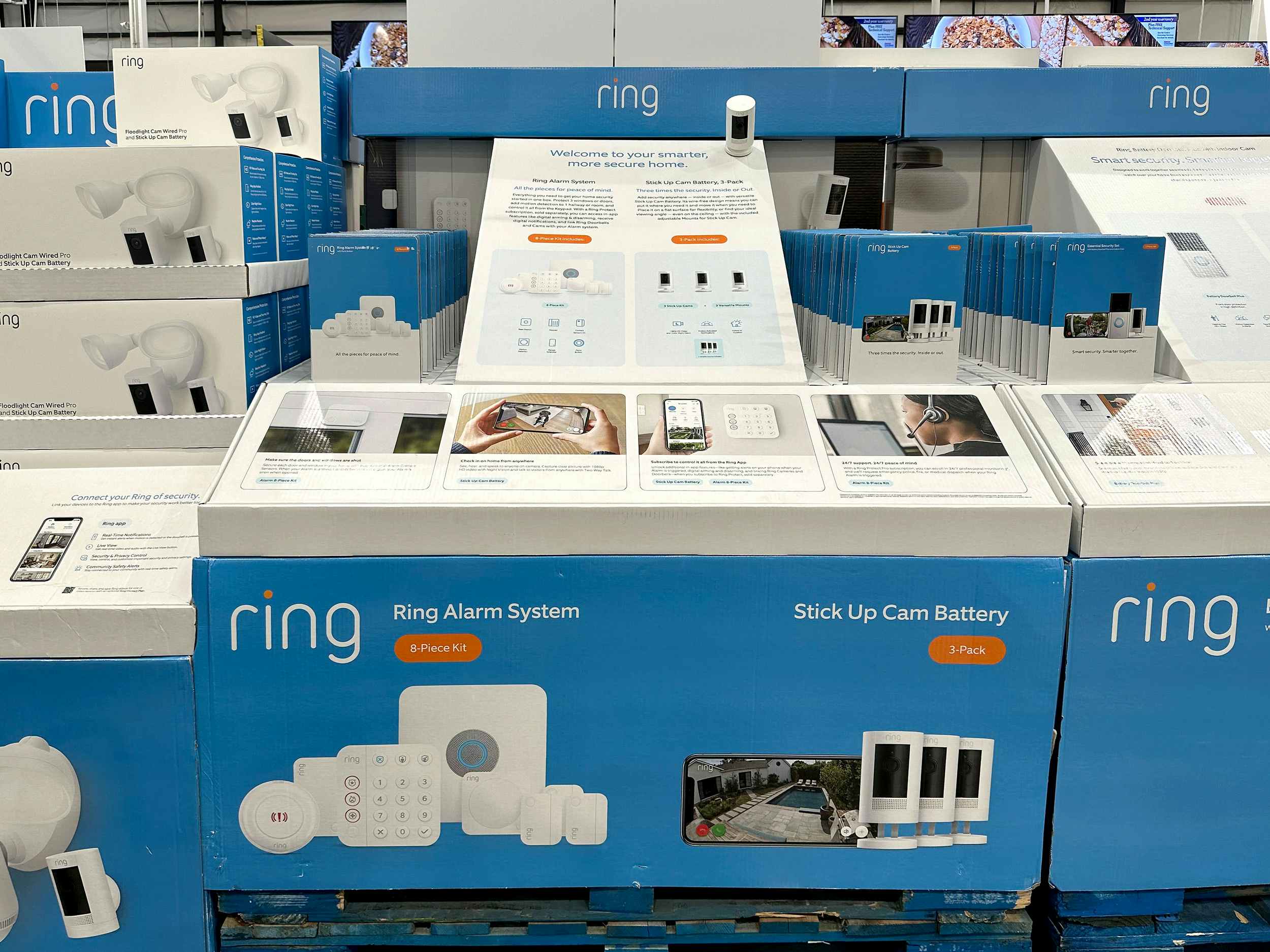 ring alarm system stick-up cam battery at costco