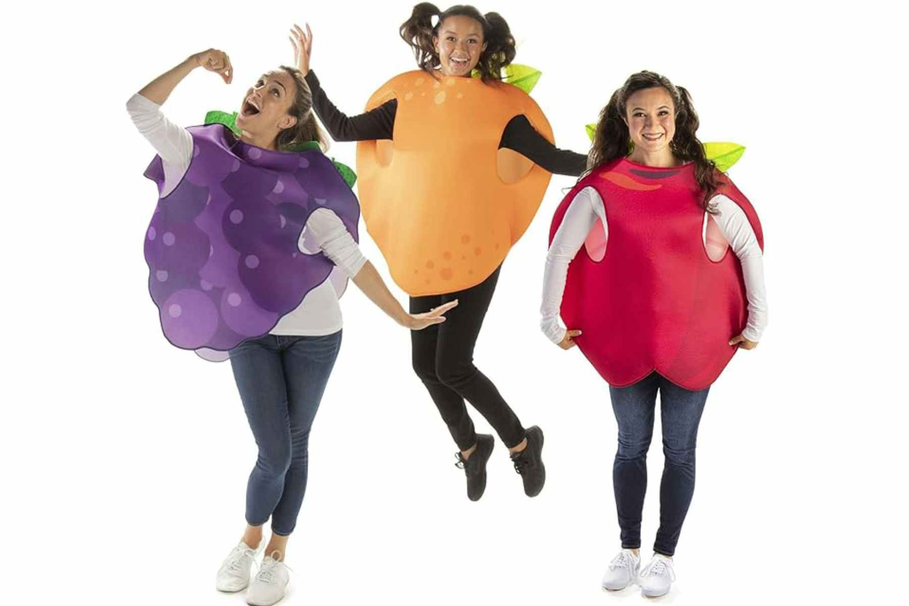 images of a family halloween costume of fruit