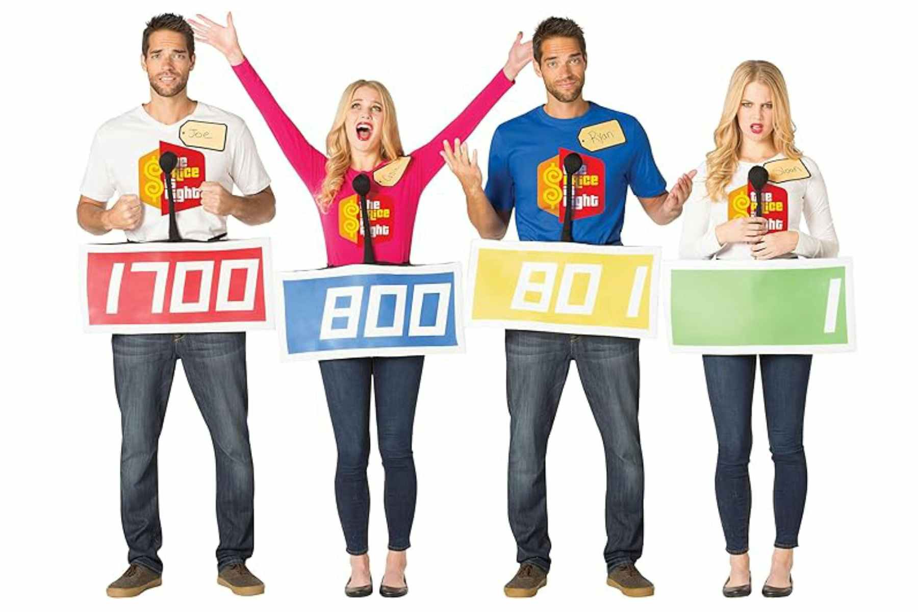 images of a family halloween costume of a game show
