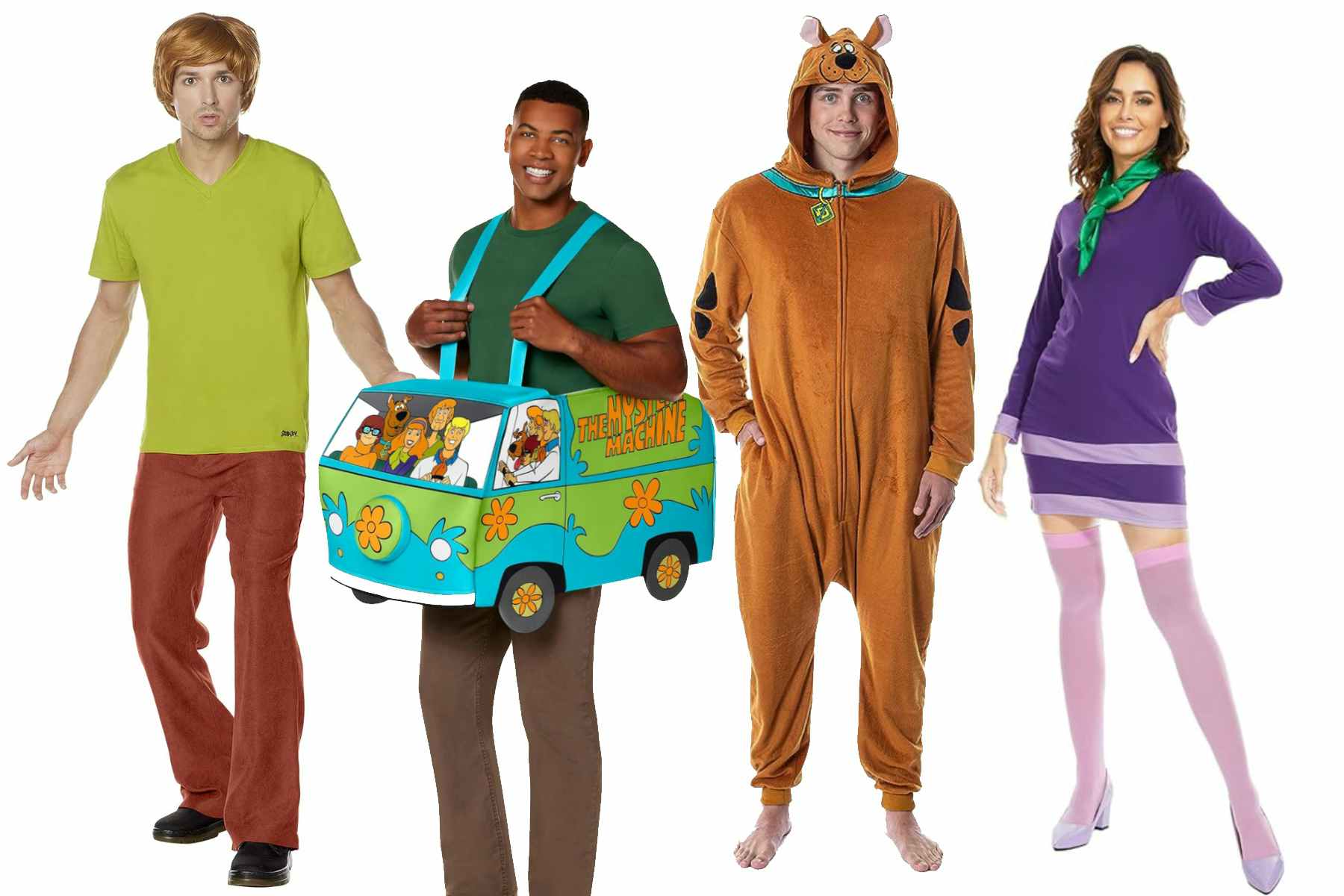 images of a family halloween costume of scooby do