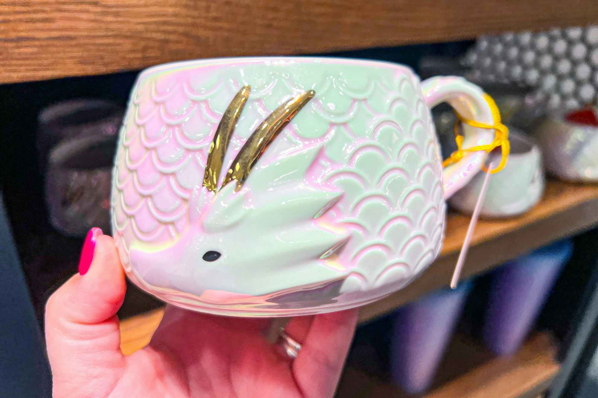 Starbucks Released A New Glass Mug Covered In Mermaid Tails and