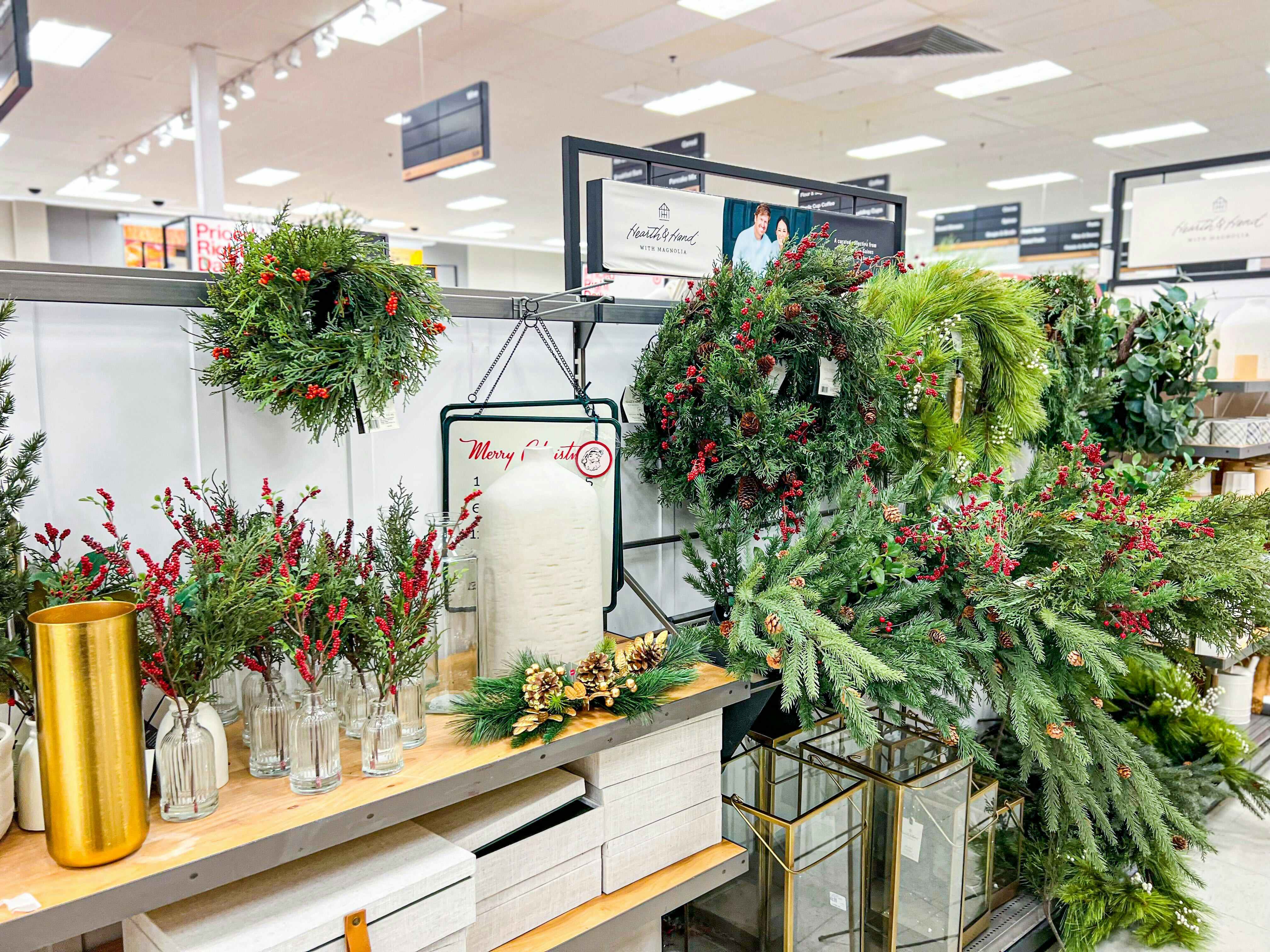 Target Brands : Artificial Christmas Plants & Stems : Target