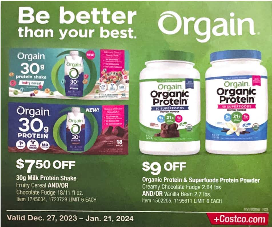 Orgain - We've teamed up with @costco_doesitagain to GIVEAWAY a